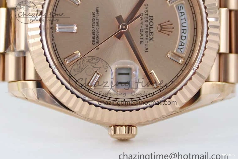 MiroTime 1230 AllSeason Day Date 40mm RG 904L Steel TWF 1:1 Best Edition RG Crystal Dial on RG Bracelet A 2350